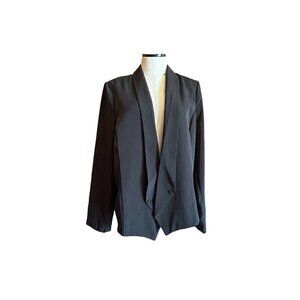 Kardashian Kurves Black Open Blazer Plus Size 20W Corporate Career Long Sleeve